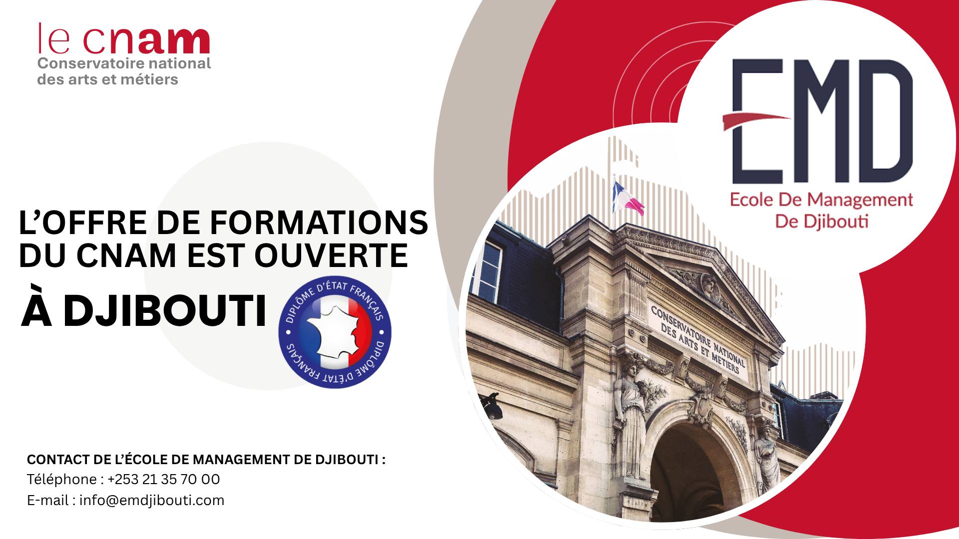 L’offre de formation du Cnam est ouverte à Djibouti !